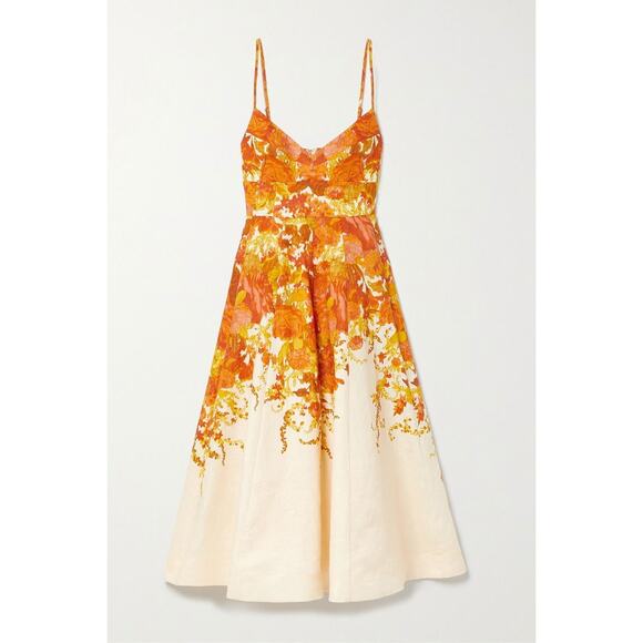 Zimmermann Dresses & Skirts - ❤️Zimmermann High Tide Picnic Linen Midi Dress❤️
